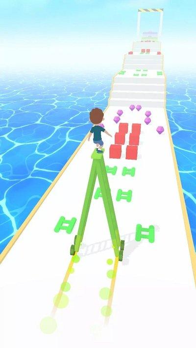 梯子冲浪者手机版(ladder surfer)下载,梯子冲浪者,跑酷游戏
