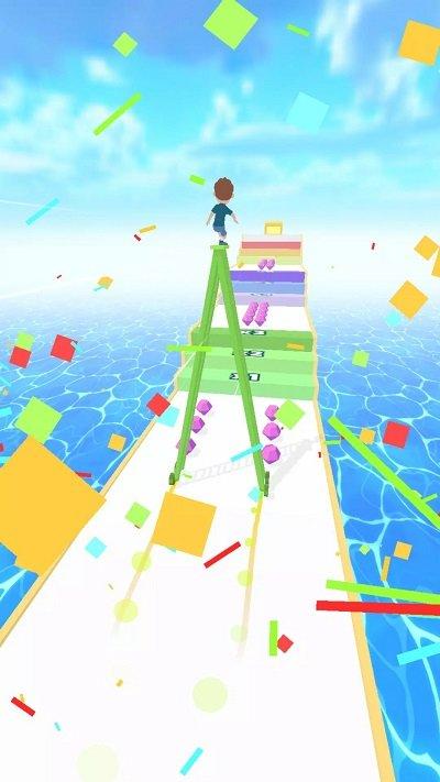 梯子冲浪者手机版(ladder surfer)下载,梯子冲浪者,跑酷游戏